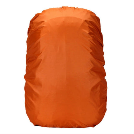 70L Adjustable Waterproof Dustproof Backpack Rain Cover Portable Ultralight Protective Cover(Orange)-garmade.com