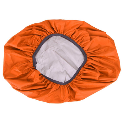 70L Adjustable Waterproof Dustproof Backpack Rain Cover Portable Ultralight Protective Cover(Orange)-garmade.com