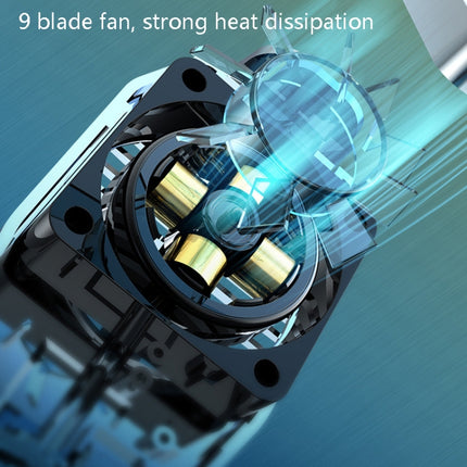 H15 Mobile Phone Radiator Semiconductor Rapid Cooling Portable Peripheral Cooling Mobile Phone Radiator Plug-in Models(Black)-garmade.com
