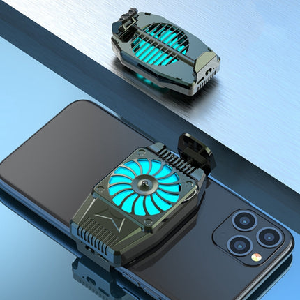 H15 Mobile Phone Radiator Semiconductor Rapid Cooling Portable Peripheral Cooling Mobile Phone Radiator Battery Models(Black)-garmade.com