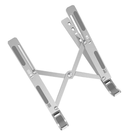 Aluminum Alloy Couch Notebook Mount Sofa Foldable Laptop Stand (Silver)-garmade.com