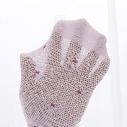 Children Mesh Thin Dance Socks Girls Small Fresh Cotton Pantyhose, Size:15/17(Pink)-garmade.com