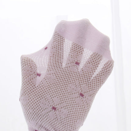 Children Mesh Thin Dance Socks Girls Small Fresh Cotton Pantyhose, Size:24/26(Pink)-garmade.com
