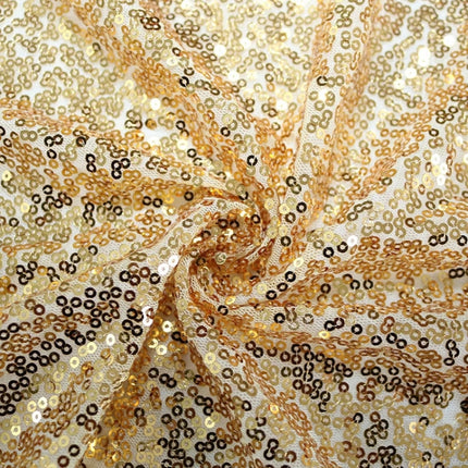 2 PCS Round Table Decoration Cloth Hotel Wedding Banquet Decoration Embroidered Sequin Tablecloth, Size:60cm(Golden)-garmade.com