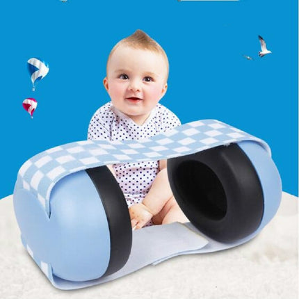 Newborn Baby Adjustable Elastic Earmuffs(Blue)-garmade.com