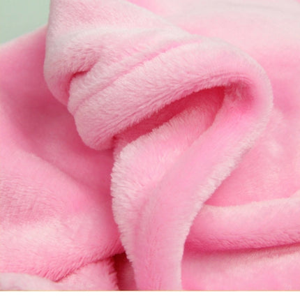 Baby Animal Shape Hooded Cape Bath Towel, Size:100×75cm(Pink Cow)-garmade.com