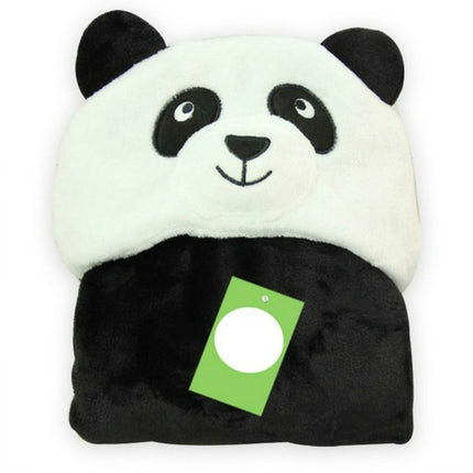 Baby Animal Shape Hooded Cape Bath Towel, Size:100×75cm(Panda)-garmade.com