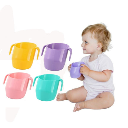 Baby Drinking Mouthwash Learning Cup Oblique Mouth Child Drinking Training Cup(Lavender Purple)-garmade.com