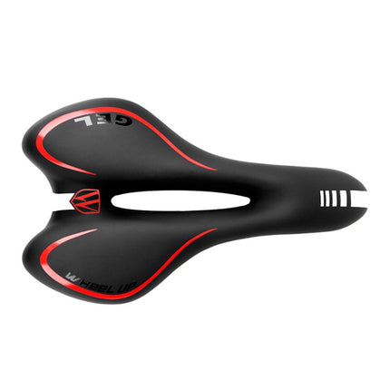 WHEEL UP Bicycle Seat Mountain Bike Comfortable Seat Cushion Riding Equipment Accessories(Red)-garmade.com