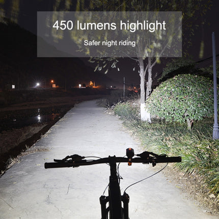 WHEEL UP USB Rechargeable LED Bicycle Headlights Mountain Bike Front Lights, Style:450 lumens-garmade.com