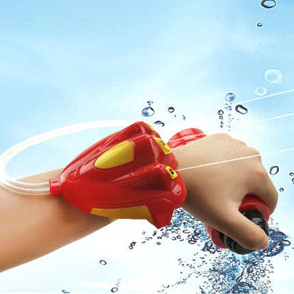Children Outdoor Beach Water Toy Summer Wrist Spray Water Gun(Red)-garmade.com