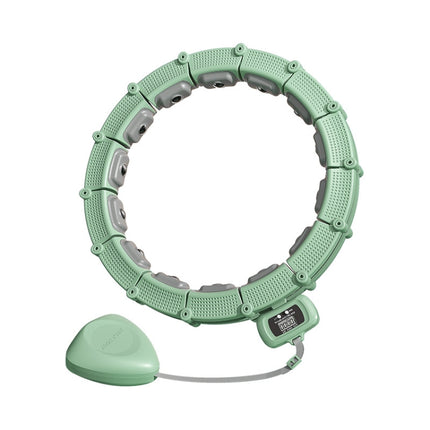 Smart Abdominal Ring Waist Trainer Magnet Massage Loss Weight Exercise Equipment Green(18 Knots)-garmade.com
