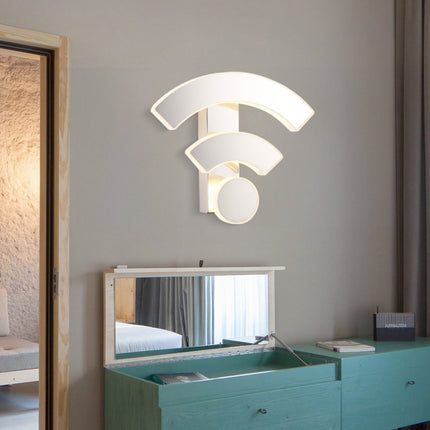 WIFI Acrylic Hotel Aisle Bedroom LED Wall Light(White Light)-garmade.com
