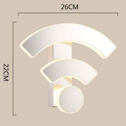 WIFI Acrylic Hotel Aisle Bedroom LED Wall Light(White Light)-garmade.com