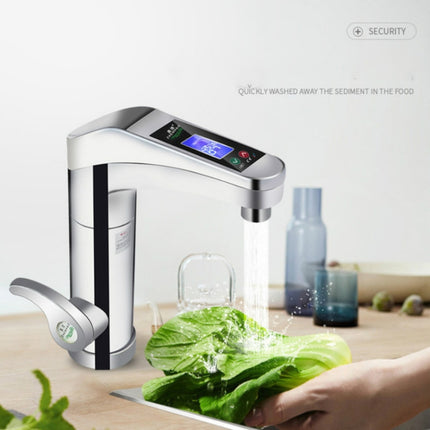 Intelligent Instant Digital Hot Water Faucet Hot and Cold Water Heater, EU Plug(White)-garmade.com