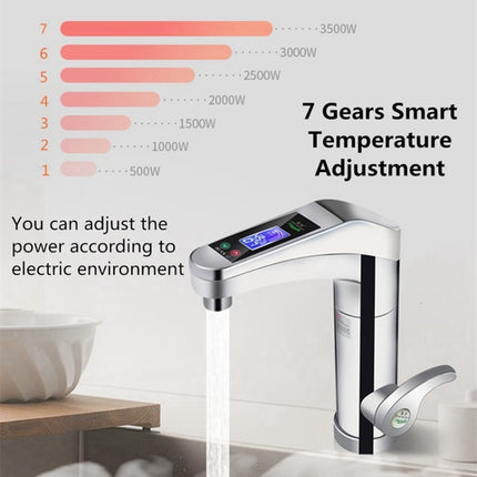 Intelligent Instant Digital Hot Water Faucet Hot and Cold Water Heater, EU Plug(White)-garmade.com