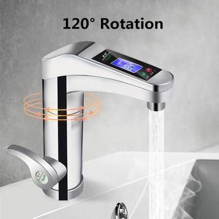 Intelligent Instant Digital Hot Water Faucet Hot and Cold Water Heater, EU Plug(White)-garmade.com