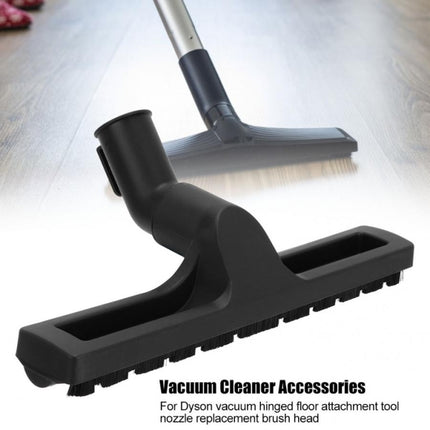 Vacuum Cleaner Head Accessories Floor Brush Tip Bristle Brush Head, Inner Diameter Size:32mm(Black)-garmade.com
