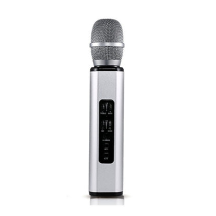 K6 Portable Inner Magnetic Dual Speaker Bluetooth Phone Computer Microphone(Gray)-garmade.com