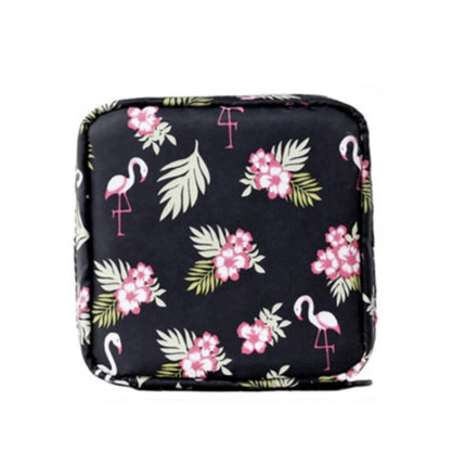 Girl Heart Aunt Towel Portable Large Capacity Storage Bag(Flamingo)-garmade.com