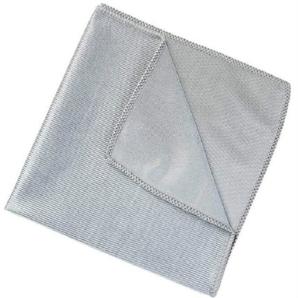 10 PCS Microfiber Wipe Glass Non-Marking Cleaning Cloth, Size:40x60cm, Colour:Grey-garmade.com