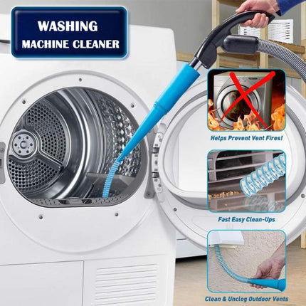 Cleaning Cleaner Head Vacuum Pipe for Washing Machine(Blue)-garmade.com