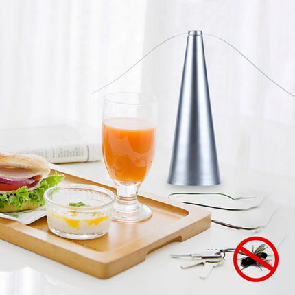 Multifunctional Fan Blade Automatic Fly Catcher Mosquito Repellent Fan, Size: 9x9x25cm (Gold)-garmade.com