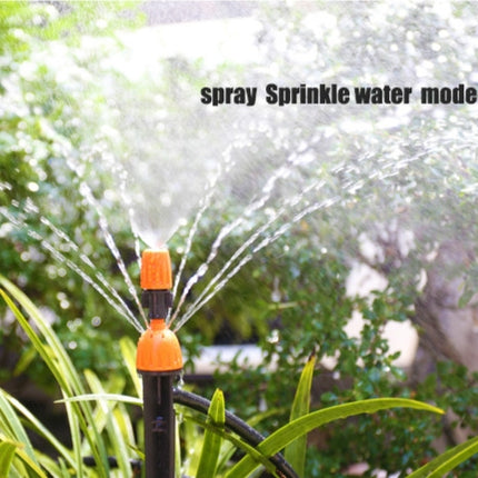 Gardening Adjustable Equipment Micro-Spray Drip Irrigation Atomizing Sprinkler Automatic Watering Device, Size:21cm(Orange)-garmade.com