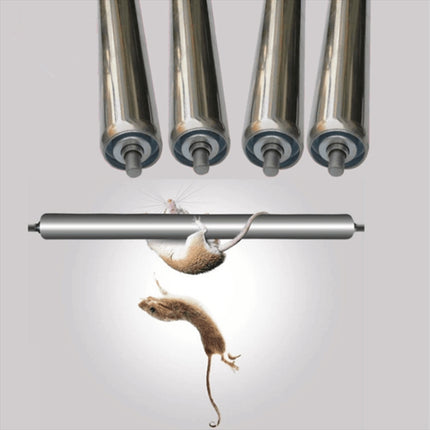 2 PCS Continuous and Fully Automatic Mousetrap for Household Mousetrap, Size:34.3cm(White)-garmade.com