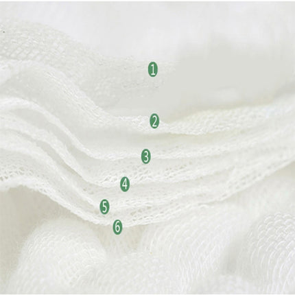 2 PCS Cotton 6-layer Gauze Saliva Towel Seersucker Small Square Scarf(Mushroom)-garmade.com