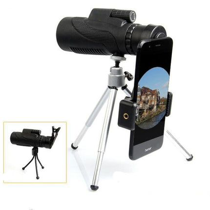 12 X 50 Monocular Binoculars High Power HD Full Optics Telescopes, Color:Standard-garmade.com