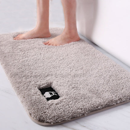 Bathroom Toilet Absorbent Bath Mat Carpet Bedroom Non-slip Foot Pad, Size:40x60cm(Gray)-garmade.com