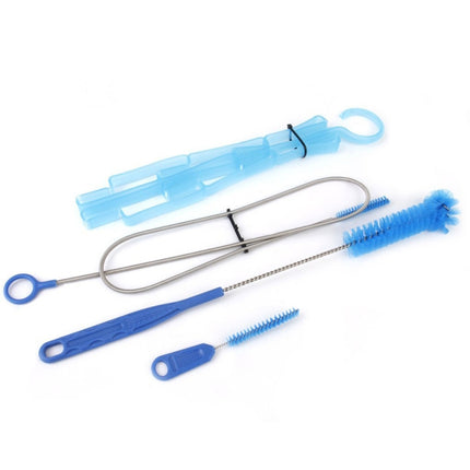 5 PCS Multi-function Cleaning Brush for Cleaning Water Bag Liner Water Nozzle(Blue)-garmade.com