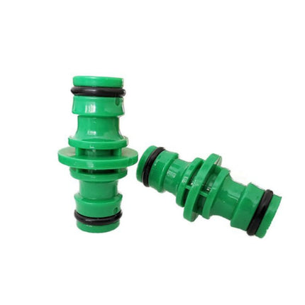2 PCS 4 Point Two-way Pacifier Repair Extension Hose Quick Connector Plastic Garden Tool(Green)-garmade.com