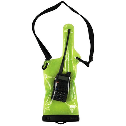 Walkie Talkie Waterproof Bag with Lanyard (Excluding Walkie Talkie)(Green)-garmade.com