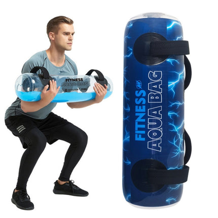 25kg Fitness Weight-bearing Water Bag Water-filled Inflatable Training Weight Pack(Lightning)-garmade.com