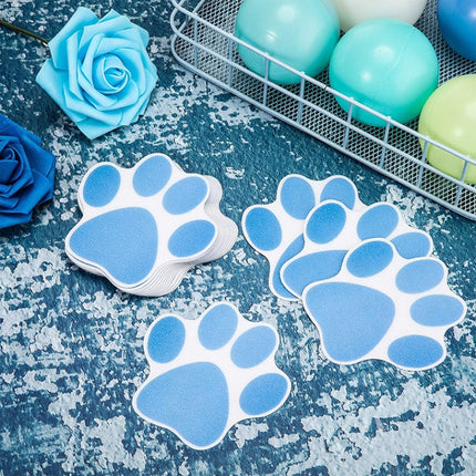 10 PCS PEVA Non-Slip Sticker Bathtub Cartoon Non-Slip Sticker, Size: 11.4x11.4cm(Blue)-garmade.com