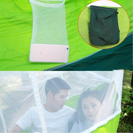Outdoor Mosquito Net Hammock Camping Ultralight Nylon Double Camping Air Tent, Size:260 x 140 CM(Pink Sky Blue)-garmade.com