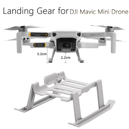 For DJI MAVIC Mini Heightened Tripod Quick Release Landing Gear Holder (Grey)-garmade.com