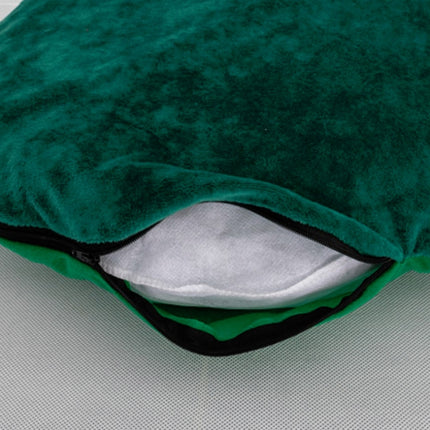 Three-dimensional Sponge Christmas Hat Shaped Pet Bed Nest Warmth Supplies, Size:Large 55x65cm(Green)-garmade.com