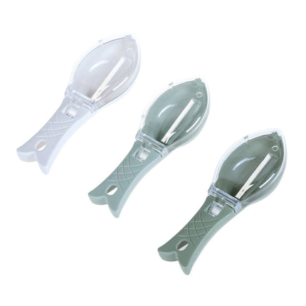 Household Kitchen Tools Manually Remove Fish Scales with Lid Random Color Delivery-garmade.com