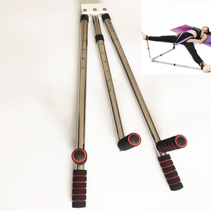 Stainless Steel One Word Horse Training Device Ligament Stretcher Yoga Dance Stretcher, Style:6 Hole Adjustment Edition-garmade.com