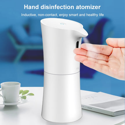 Intelligent Sterilization and Disinfection No-hand Washing Automatic Sensor Soap Dispenser Alcohol Washing Machine(White English Version)-garmade.com