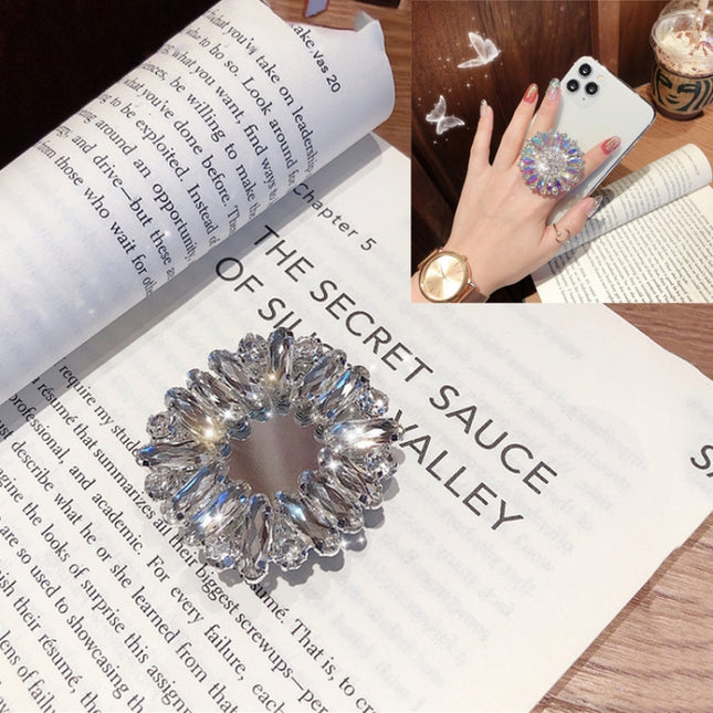 2 PCS Lazy Man Live Shooting Mobile Phone Rotating Ring Buckle Holder, Style:Square-garmade.com