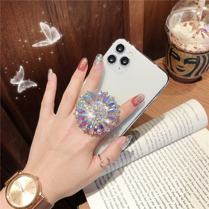 2 PCS Lazy Man Live Shooting Mobile Phone Rotating Ring Buckle Holder, Style:Full of Pearls-garmade.com