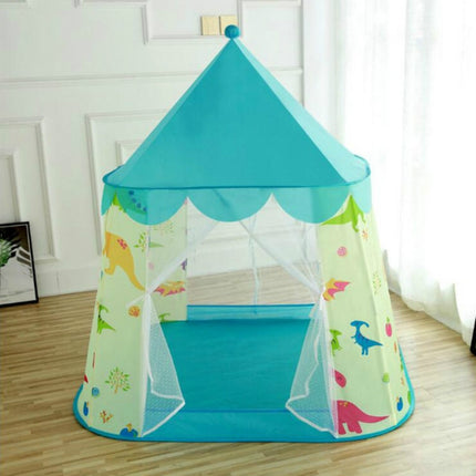 Children Indoor Toy House Yurt Game Tent(Lake Blue)-garmade.com