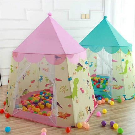 Children Indoor Toy House Yurt Game Tent(Lake Blue)-garmade.com