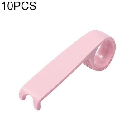 10 PCS Creative Anti-dirty Ring Toilet Lid Lift Toilet Accessories(Pink)-garmade.com