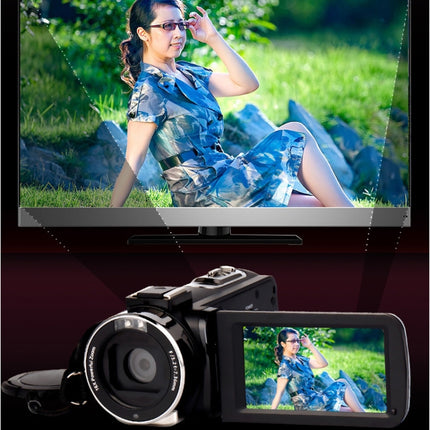 4K HD Night Vision 48MP Home WiFi Live Camcorder DV Digital Camera, Style:Wide-angle Lens-garmade.com