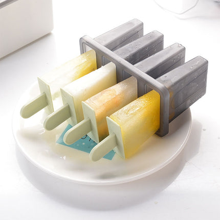 Home Made Popsicle Ice Cream Mold Set(White)-garmade.com